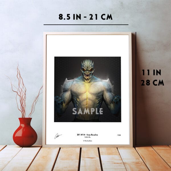 Iron Resolve – Serialized Print
