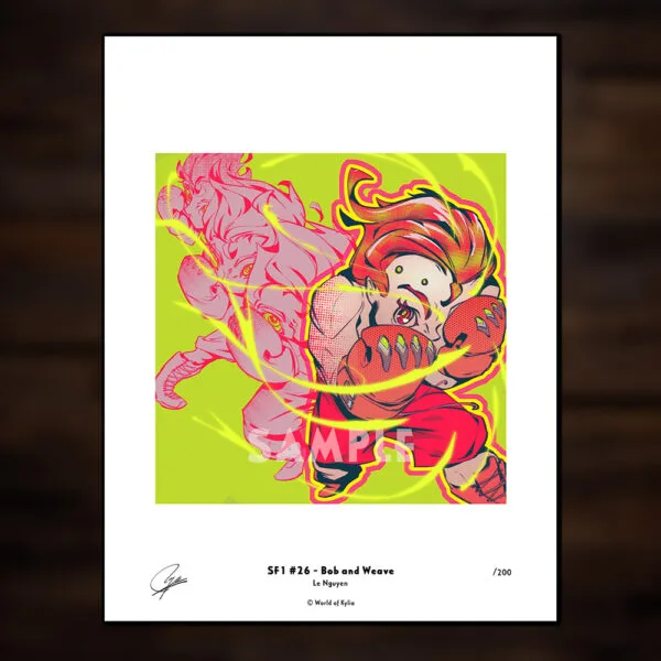 Bob and Weave - Serialized Print