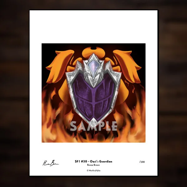 Oasi’s Guardian – Serialized Print