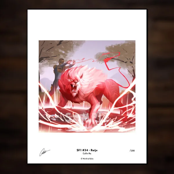 Raiju, Jiyū ni nare – Serialized Print