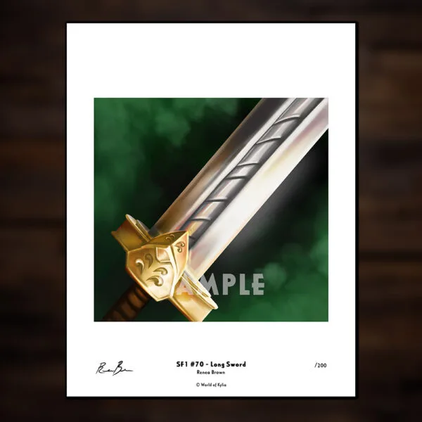Long Sword – Serialized Print