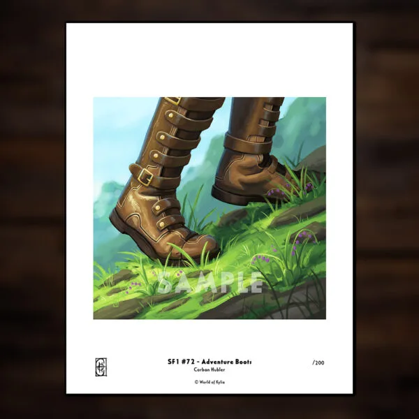 Adventure Boots – Serialized Print